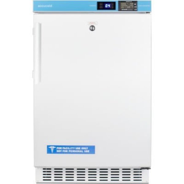 Summit Appliance Div. Accucold Built-In Vaccine Refrigerator, 2.65 CuFt, ADA, 19-1/2"W x 22-3/4"D x 31-1/2"H, Digital ACR45L